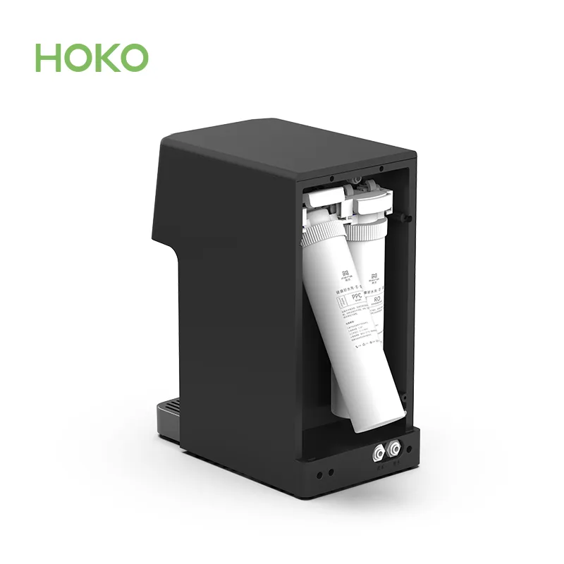 SJ-121-02 Countertop RO Water Purifier — Front-loading filter replacement