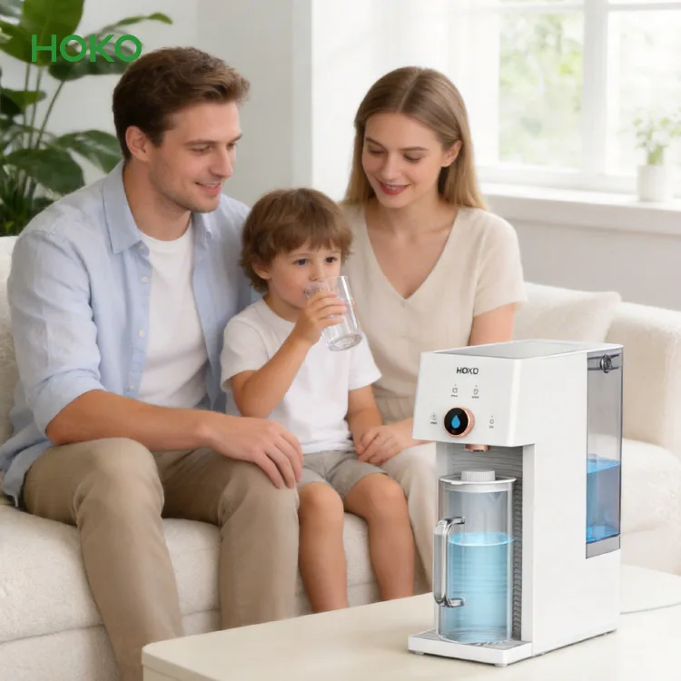 SZ-141R-A01 Countertop Water Purifier — Hydrogen-Rich — Filter compartment — 3-cartridge composite