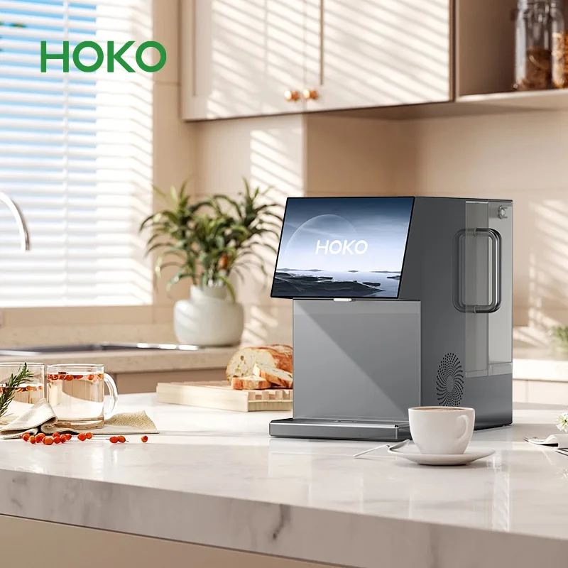 WH-03 Countertop RO Water Purifier with Smart Screen — WH-03 — smart touch screen in operation