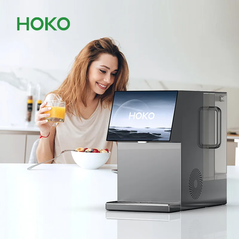 WH-03 Countertop RO Water Purifier with Smart Screen — Dual outlets — ambient & hot water